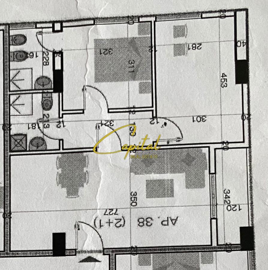 Shitet apartament 2+1+2 astir 135.000 euro