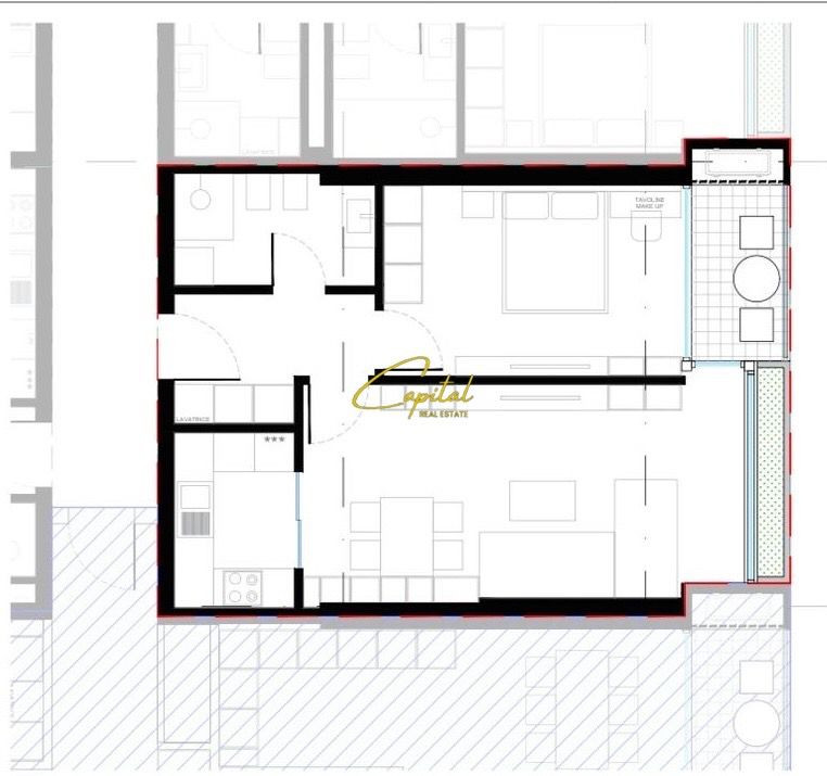 Shitet apartament 1+1 kompleksi lion park 2 160.000 euro