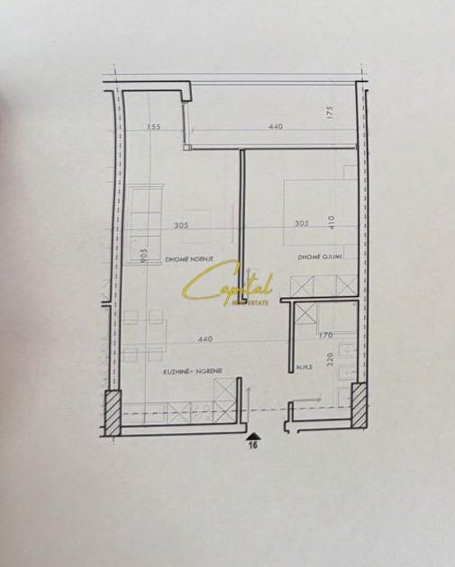 Shitet apartament 1+1 astir 7.950.000 leke