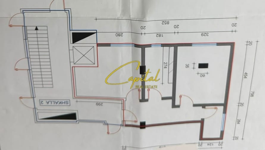 Shitet apartament 1+1 stadiumi idnamo 25.000.000 leke