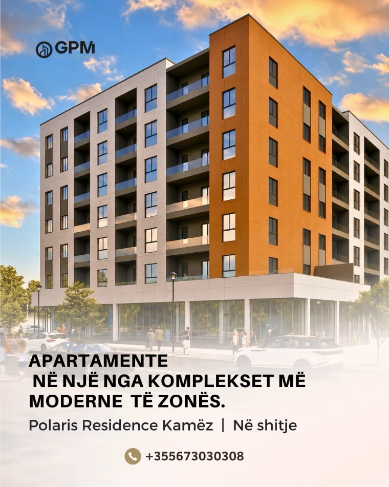 Apartamente 2+1 dhe 3+1 ne shitje nerezidencen me te re , Kamez. 🏡