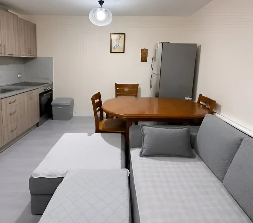 Jepet Apartament 2+1 me Qera te Shkolla e Bashkuar ne Allias (pranë Rajonit nr. 4 të Policisë),  450 EUROO