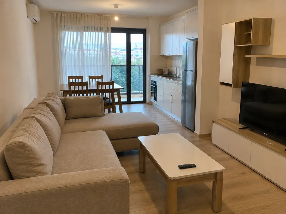 🏠 Jepet me Qira Apartament 2+1 tek Liqeni i Thatë tek Loy Lounge,  800 mije leke