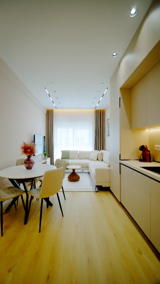 🏡 SHITET: 2+1 më Luxury në Residencën Kadiu - Ali Demi📍 100% I Ri | 70 m², Kati 4 (P.2026) Investim mbi 38.000€ ✨️ Çmimi: 168,000€
