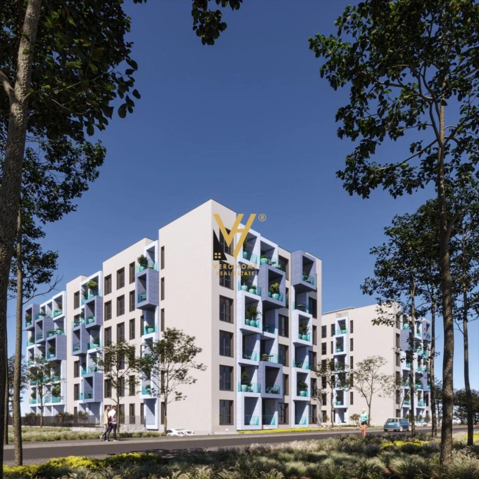 Shitet apartament 1+1+blk ne golem , kompleksi south shore rezidence , 78.000 euro