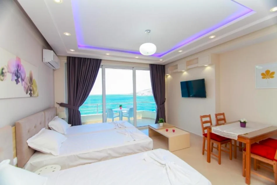Sarande, jepet me qera apartament Kati 5, 55 m² 420 € (Santa Quaranta)