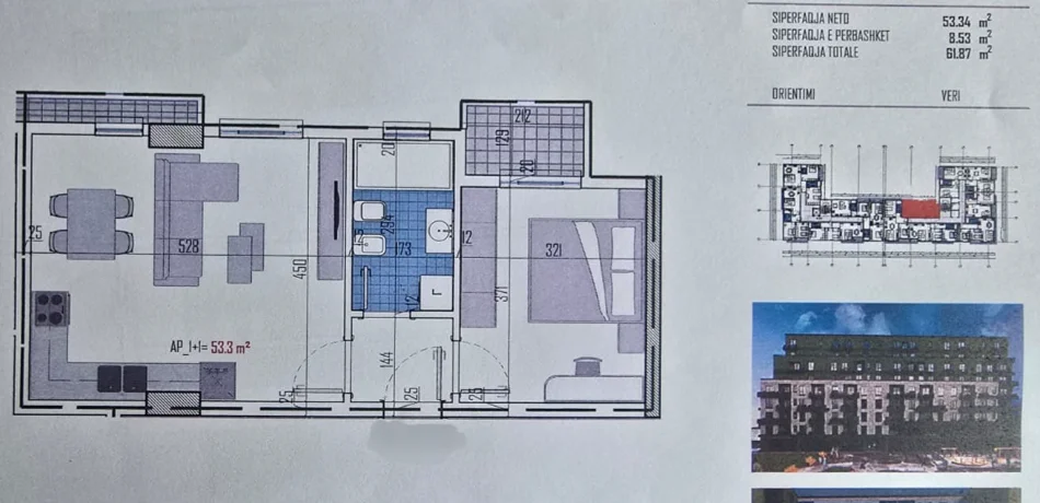 TIRANË-KAMEZ: SHITEN APARTAMENTE 1+1+Ballkon KATE TË NDRYSHME, SIPERFAQE NGA 61 M2 -75 M2(KAMEZ)