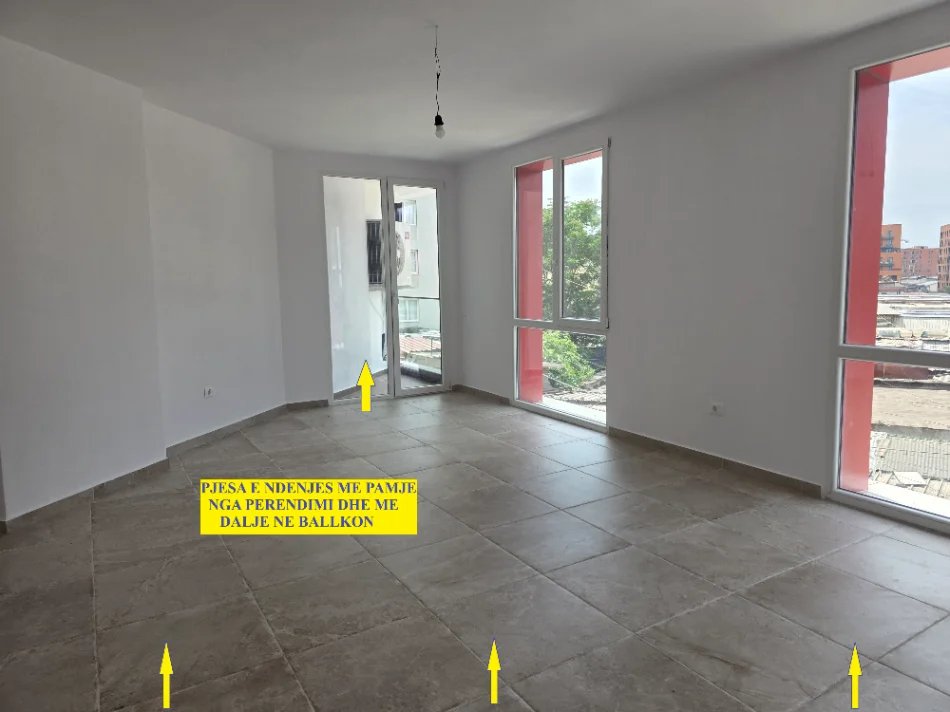 Tirane,Qera Apart tip 2+1+2-tualet,kat 2,pallat ri 8 kat,sip.80m²,qera 65'000Leke/muaj, rr.Omer Nishani e F.Xhajko, tek kryqëzimi QSUT-së-Unaza Tirane