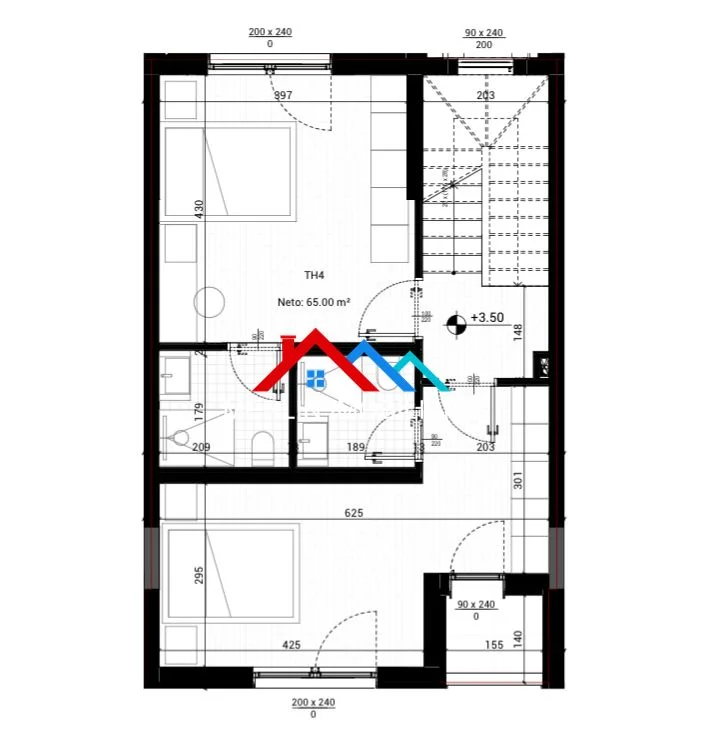 Tirane, Shitet Vile 3 kateshe, me siprfaqe ndertimi 362 m²per  750.000 € (MJULL BATHORE)