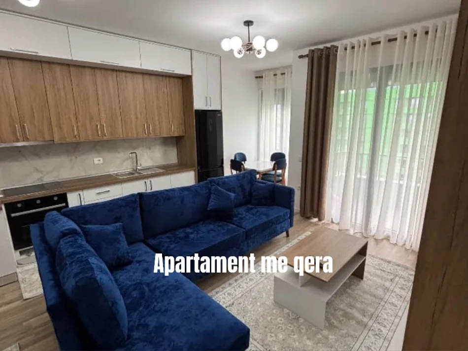 Tirane, jepet me qera 1+1 Liqeni i Thate 75000 Leke ,75m2,Kati i 3