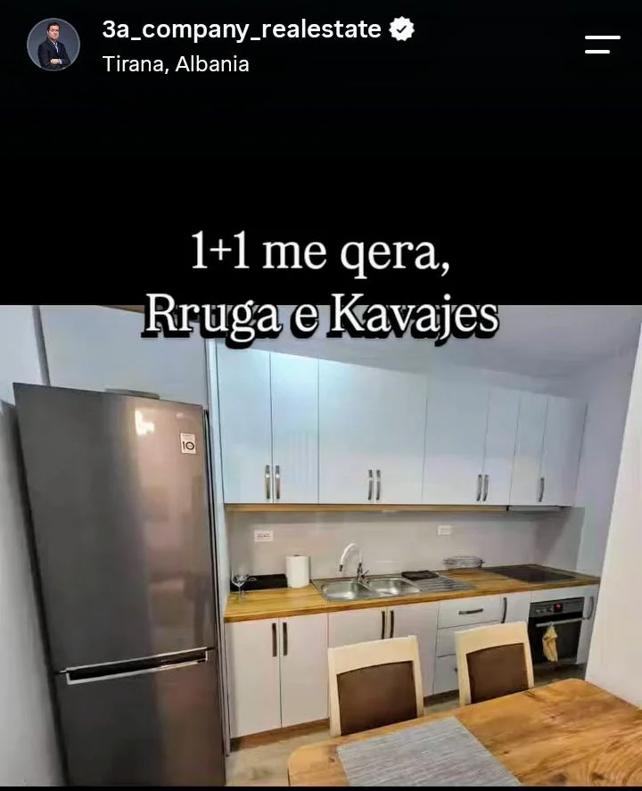 Tirane, jepet me qera apartament 1+1+Ballkon Kati 1, 600 €