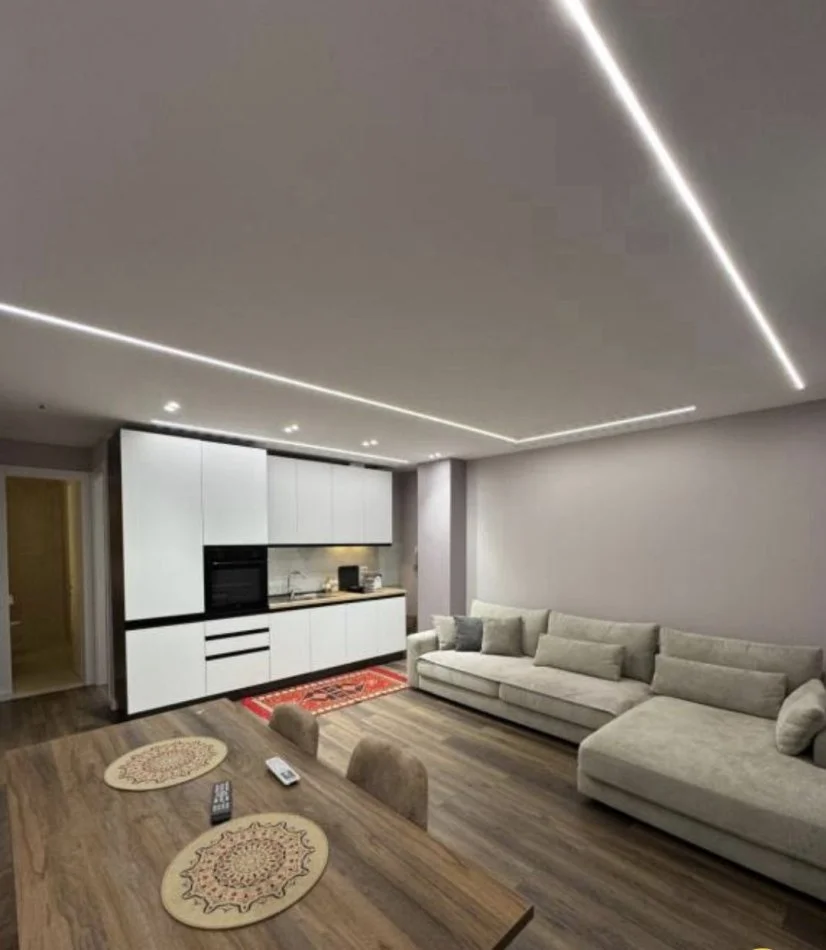 Tirane, jepet me qera apartament 1+1+Ballkon Kati 1, 60 m² 700 € (STACIONI TRENIT)