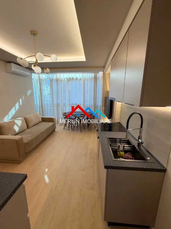 Tirane, jepet me qera apartament 1+1+Ballkon Kati 2, 50 m² 600 € (RRUGA TEODOR MUZAKA,ALI DEMI)