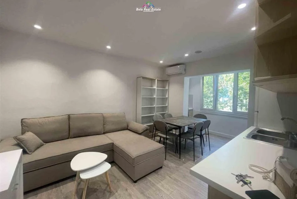 Tirane, jepet me qera apartament 1+1+Ballkon Kati 4, 50 m² 550 € (prane Credins Bank)