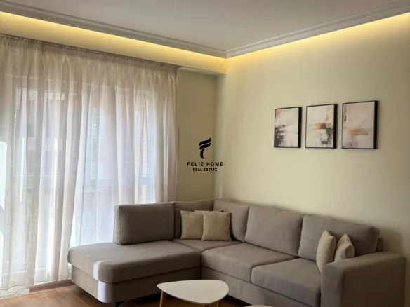 Tirane, jepet me qera apartament 1+1+Ballkon Kati 6, 75 m² 530 € (LAPRAKE)
