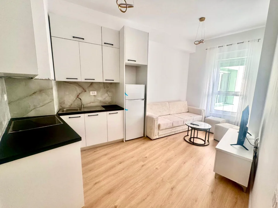 Tirane, jepet me qera apartament 1+1+Ballkon Kati 7, 50 m² 430 € (Rruga Pasho Hysa/Rezidenca Kaimi)