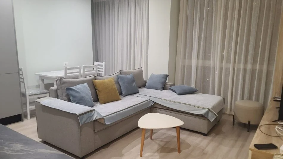 Tirane, jepet me qera apartament 1+1+Ballkon Kati 9, 50 m² 800 € (RRUGA RIZA CEROVA)