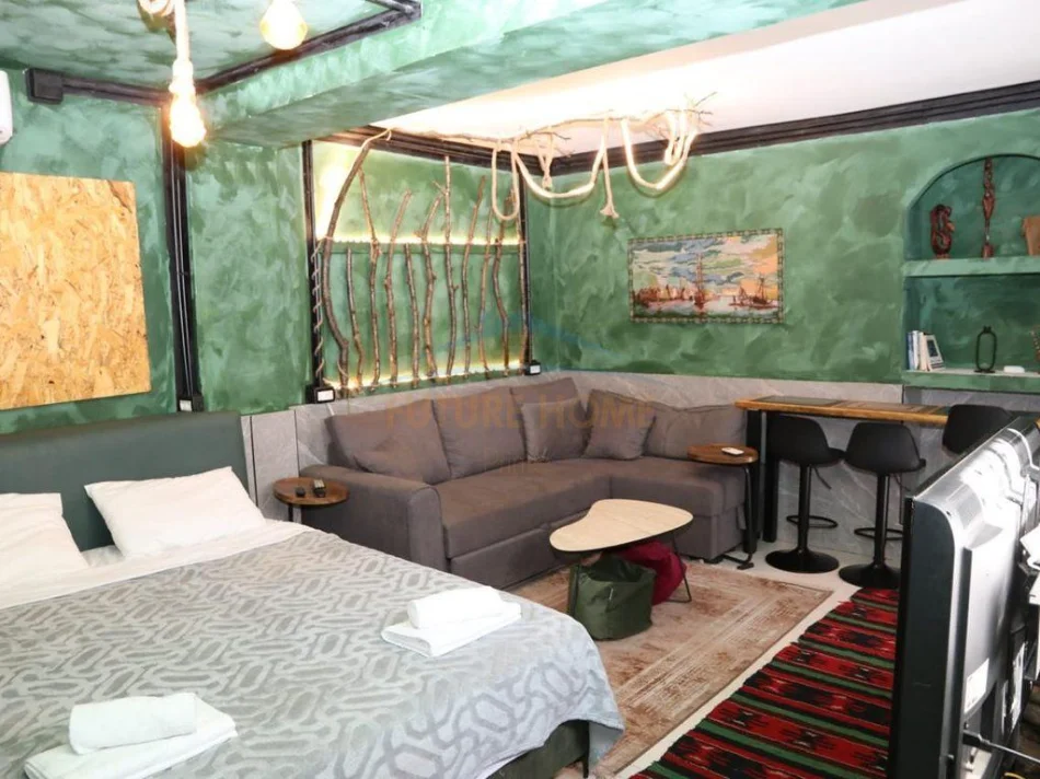 Tirane, jepet me qera apartament 1+1 Kati 0, 38 m² 420 € (laprake)