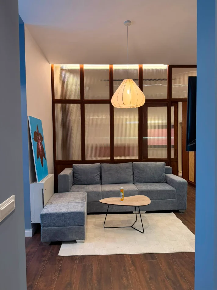 Tirane, jepet me qera apartament 1+1 Kati 11, 60 m² 70.000LEKE (QENDER, 9 KATESHET)
