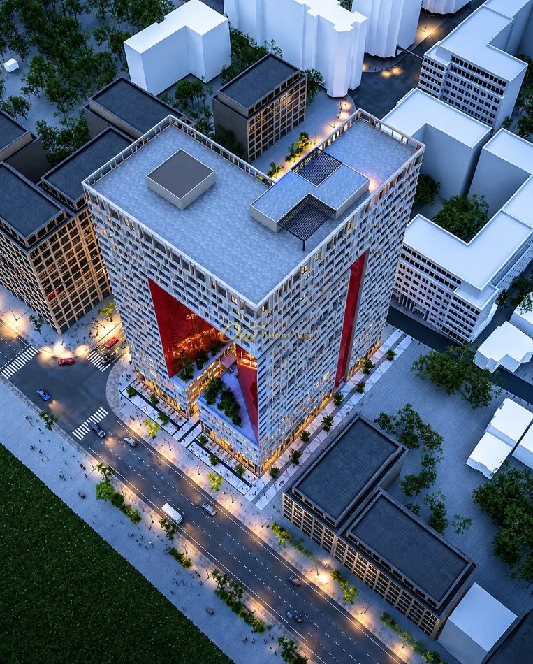 Tirane, jepet me qera apartament 1+1 Kati 11, 82 m² 224.000 € (PARKU OLIMPIK)