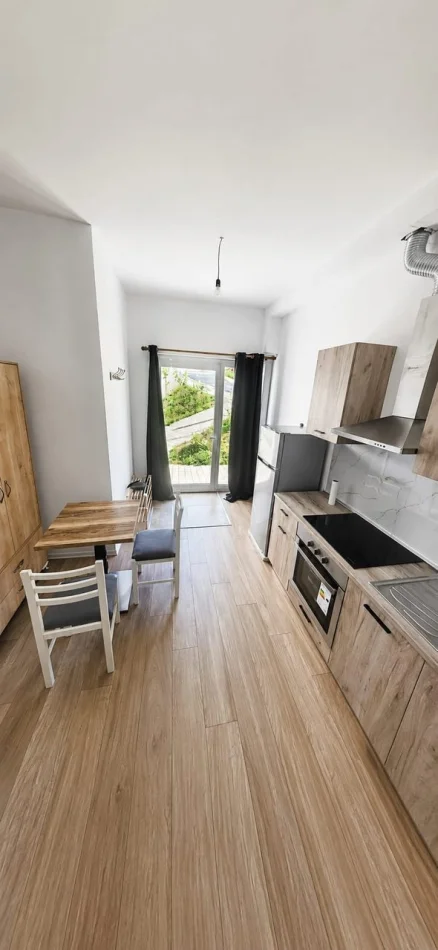 Tirane, jepet me qera apartament 1+1 Kati 1, 30 m² 300 € (Ali Demi)