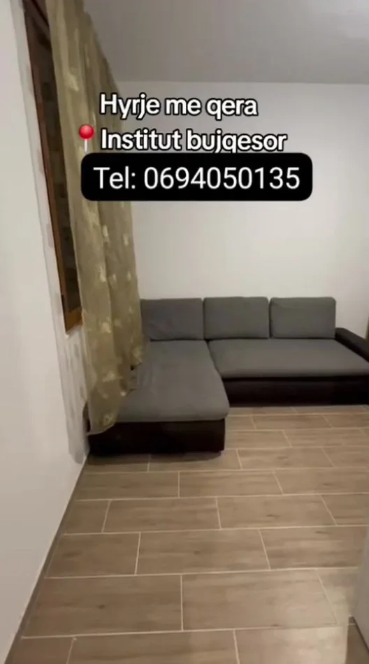 Tirane, jepet me qera apartament 1+1 Kati 1, 50 m² 250 € (Instituti Bujqësor)