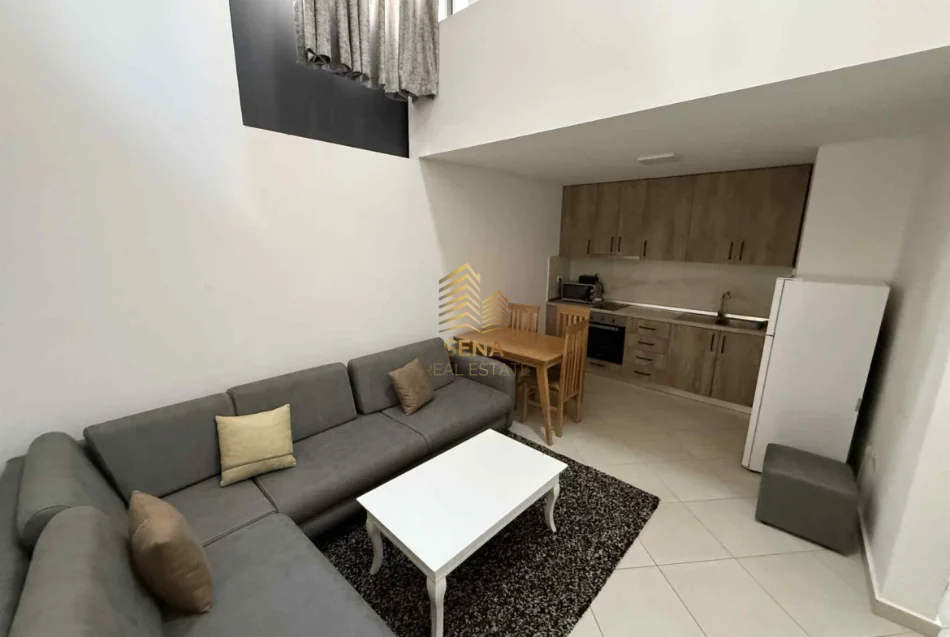 Tirane, jepet me qera apartament 1+1 Kati 1, 55 m² 420 € (Rruga e Dibres)