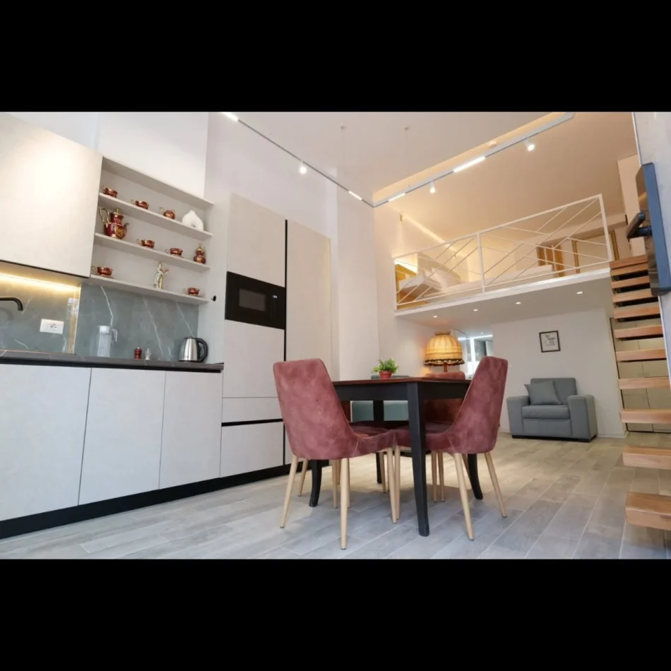 Tirane, jepet me qera apartament 1+1 Kati 1, 55 m² 600 € (Ali Demi)