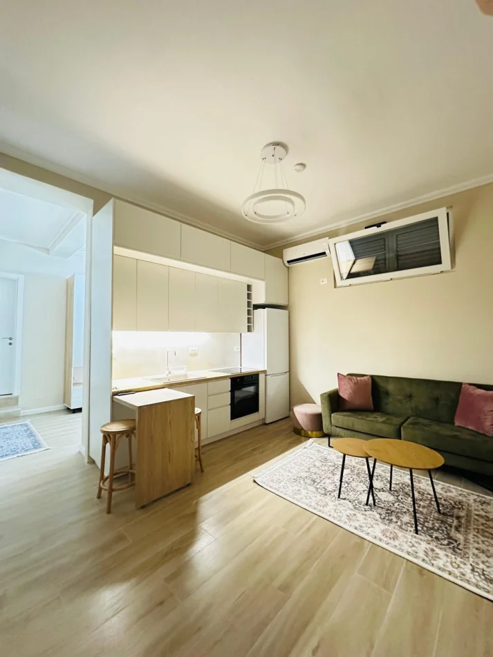 Tirane, jepet me qera apartament 1+1 Kati 1, 80 m² 450 € (Oxhaku)