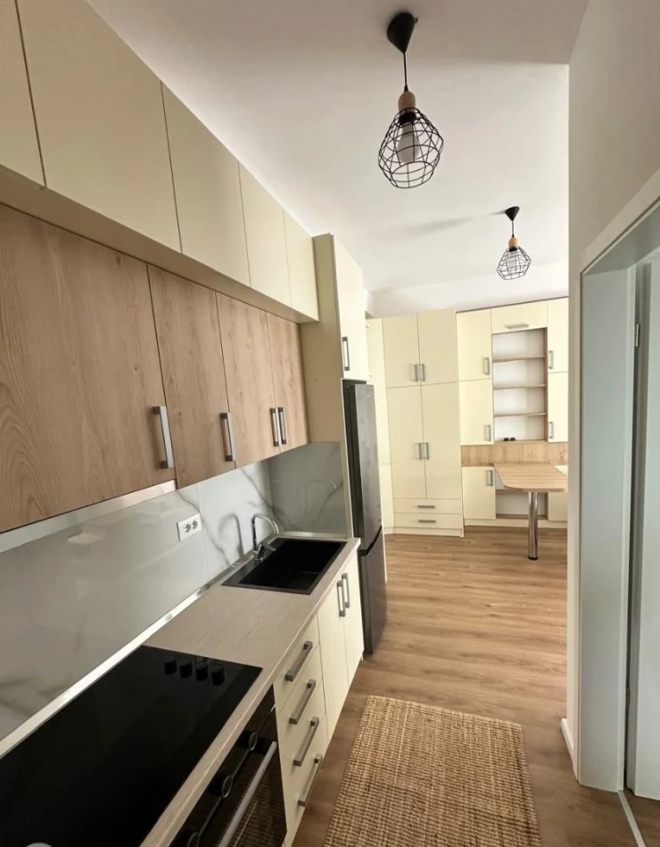 Tirane, jepet me qera apartament 1+1 Kati 2, 50 m² 450 € (Ali Demi Kompleksi Kadiu)