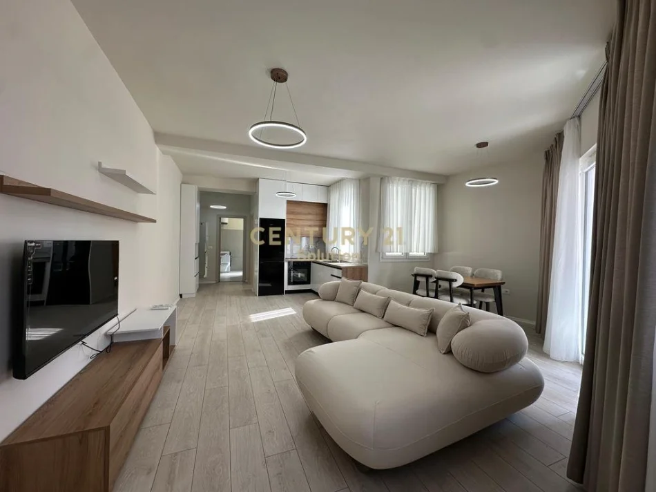 Tirane, jepet me qera apartament 1+1 Kati 2, 62 m² 650 € (unaza e re river residence)