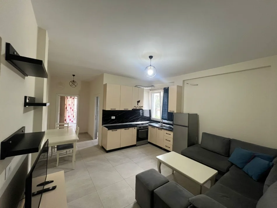 Tirane, jepet me qera apartament 1+1 Kati 2, 65 m² 450 € (SHKOLLA E BASHKUAR)