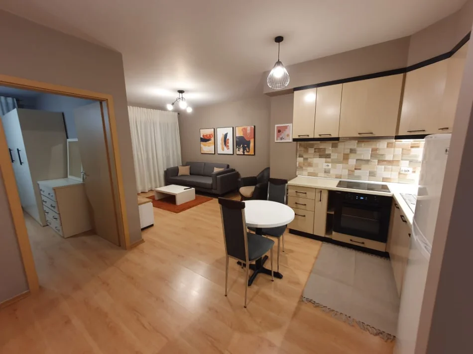 Tirane, jepet me qera apartament 1+1 Kati 2, 65 m² 550 € (KOMPLEKSI KONTAKT)