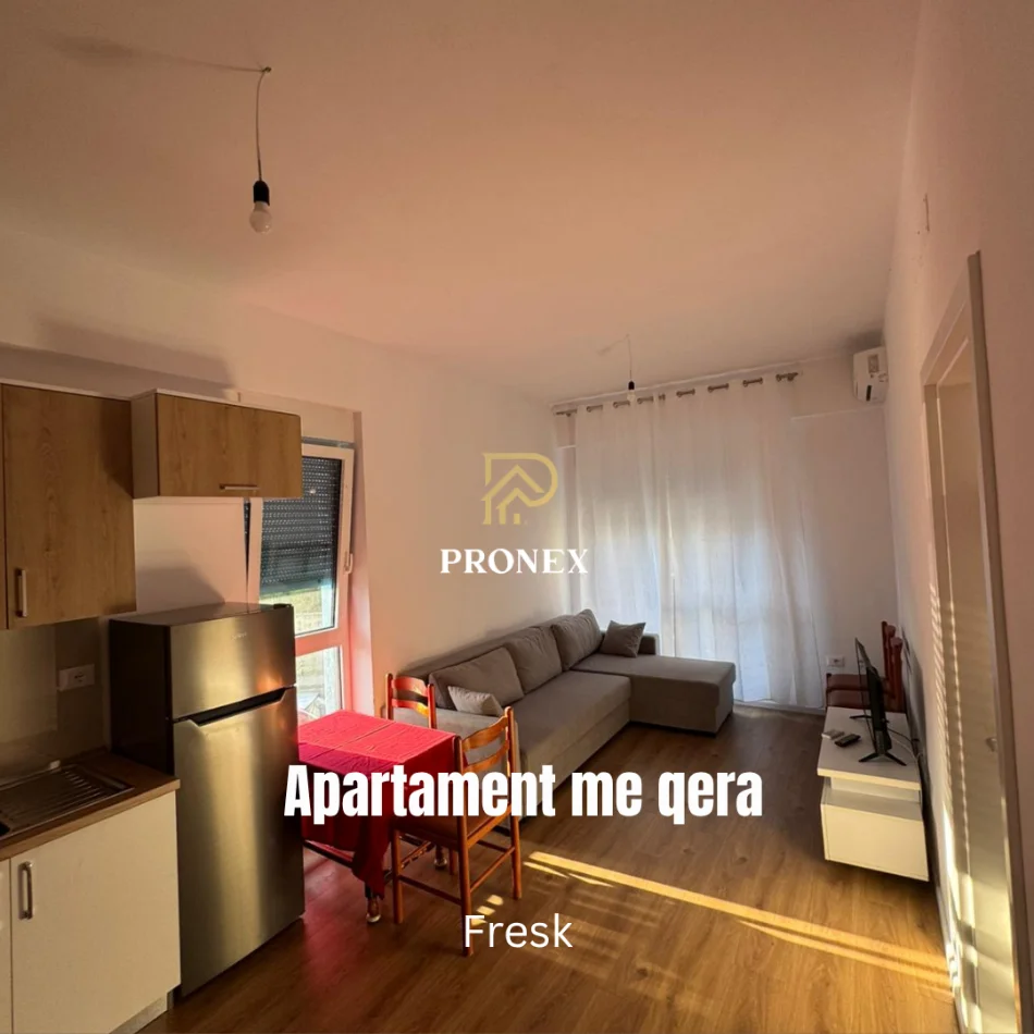 Tirane, jepet me qera apartament 1+1 Kati 2, 67 m² 400 € (Fresku)