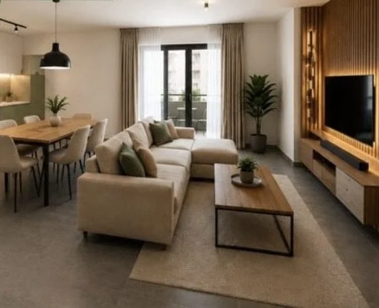 Tirane, jepet me qera apartament 1+1 Kati 2, 81 m² 600 € (Porcelani)