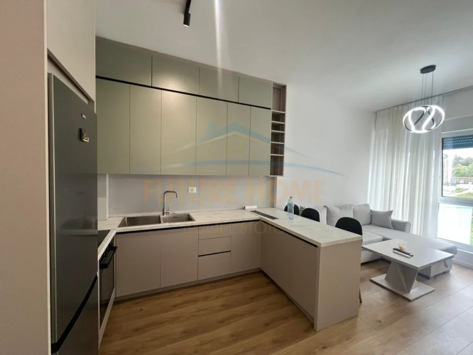 Tirane, jepet me qera apartament 1+1 Kati 3, 54 m² 400 € (Rezidenca Oxa, Fresk)