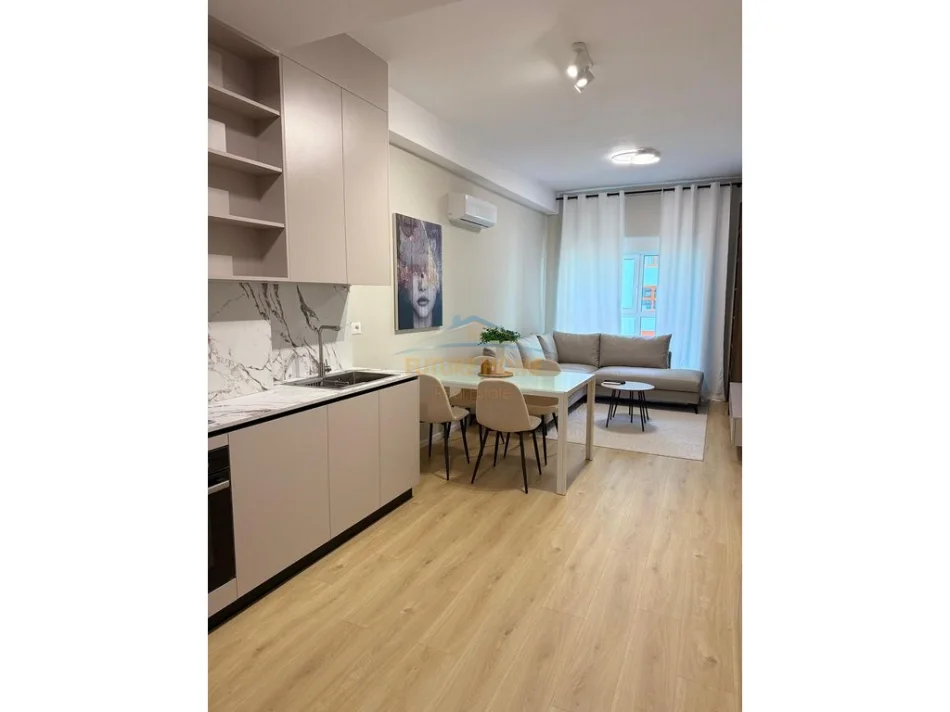 Tirane, jepet me qera apartament 1+1 Kati 3, 57 m² 450 € (Rezidenca Kadiu, Alidemi, Tirane.)