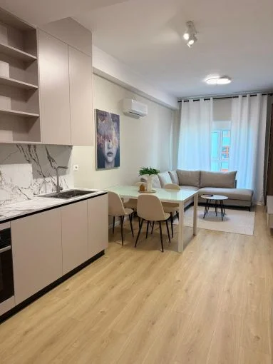 Tirane, jepet me qera apartament 1+1 Kati 3, 60 m² 450 € (Rruga Ali demi)