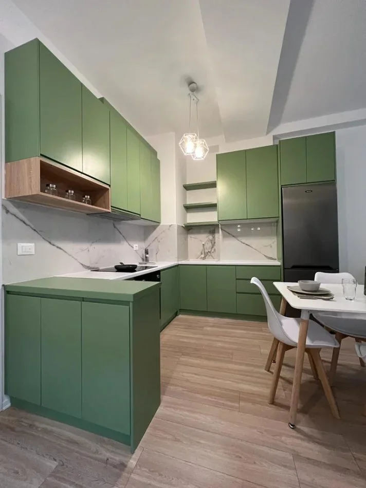 Tirane, jepet me qera apartament 1+1 Kati 3, 60 m² 650 € (Kompleksi Magnet)