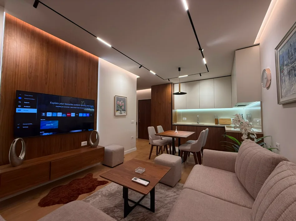 Tirane, jepet me qera apartament 1+1 Kati 3, 75 m² 650 € (ASTIR)