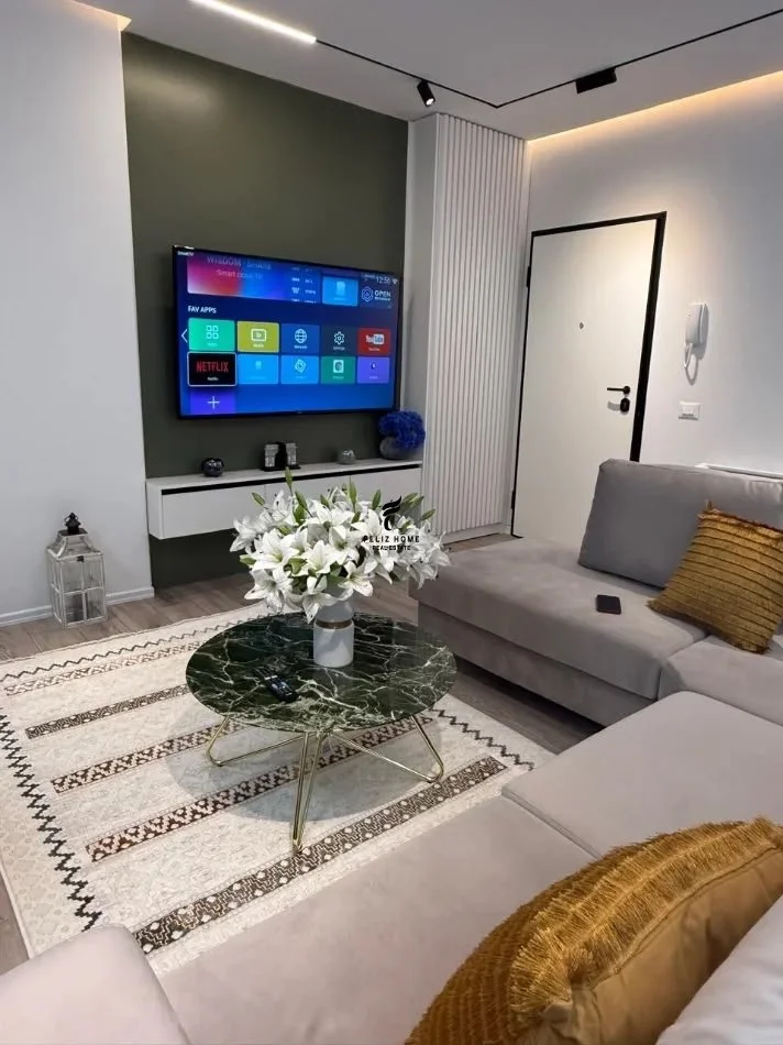 Tirane, jepet me qera apartament 1+1 Kati 4, 65 m² 550 € (BULEVARDI I RI)