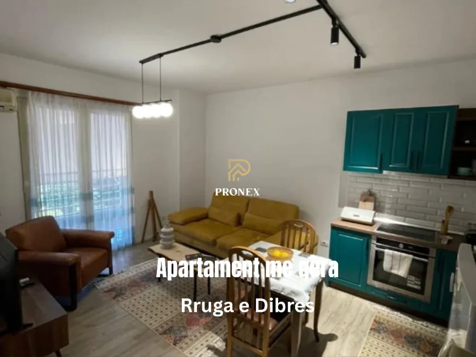Tirane, jepet me qera apartament 1+1 Kati 4, 65 m² 650 € (Rruga e Dibres)