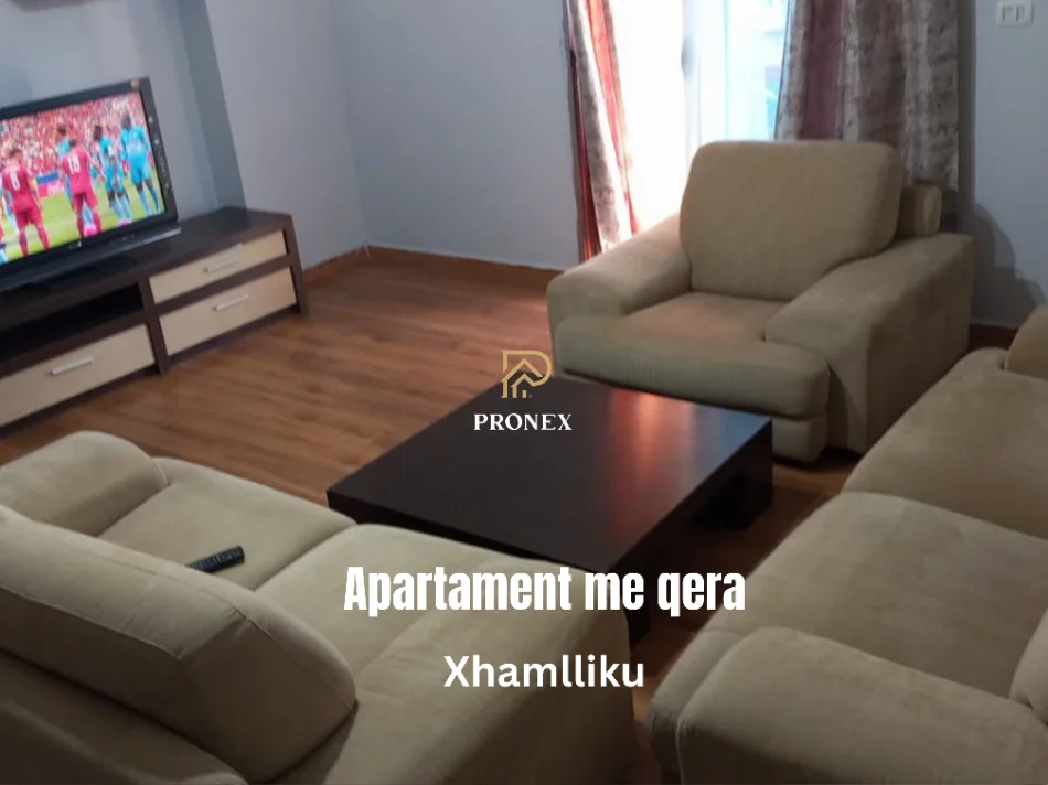 Tirane, jepet me qera apartament 1+1 Kati 4, 67 m² 500 € (Xhamlliku)