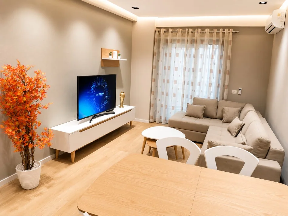 Tirane, jepet me qera apartament 1+1 Kati 4, 70 m² 650 € (Komuna e Parisi)