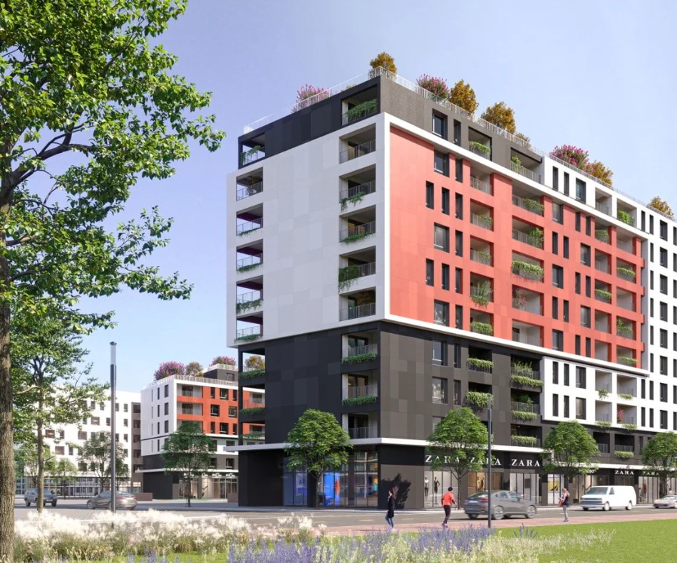 Tirane, jepet me qera apartament 1+1 Kati 5, 60 m² 600 € (KOMPLEKSI NDREGJONI)