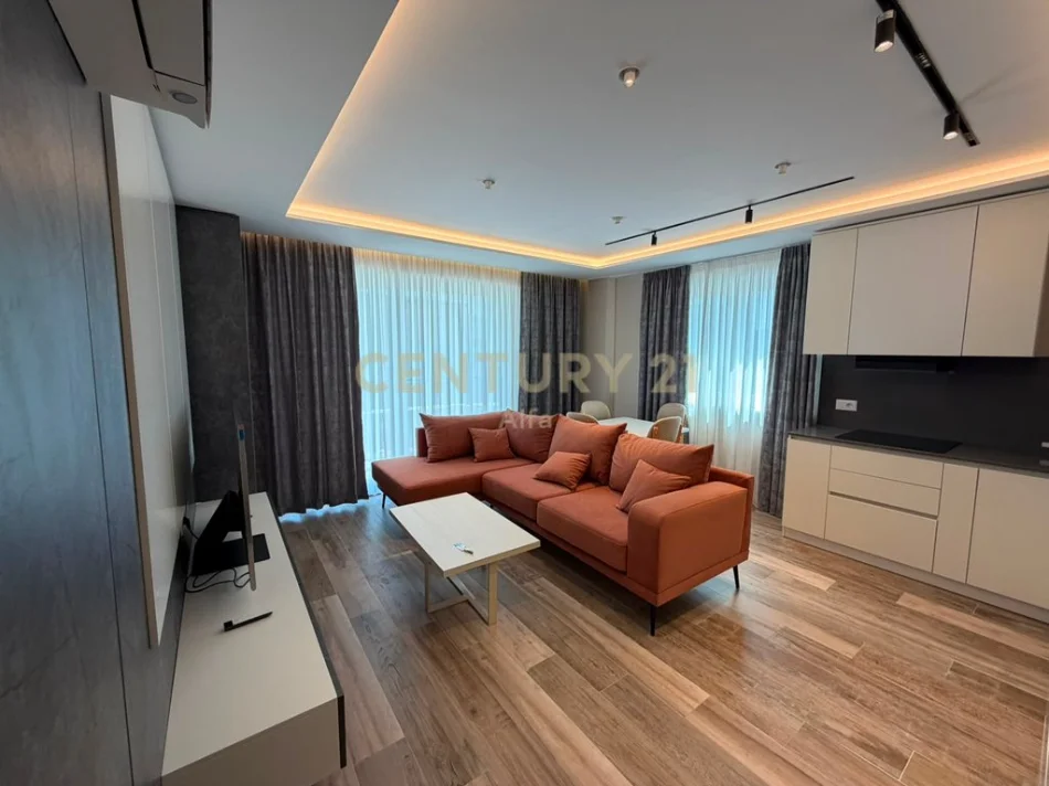 Tirane, jepet me qera apartament 1+1 Kati 6, 1.000 m² 1.000 € (Donika center)