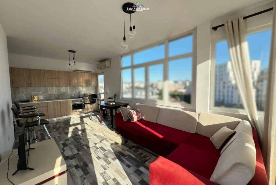 Tirane, jepet me qera apartament 1+1 Kati 6, 65 m² 650 € (Rruga Sulejman Delvina)