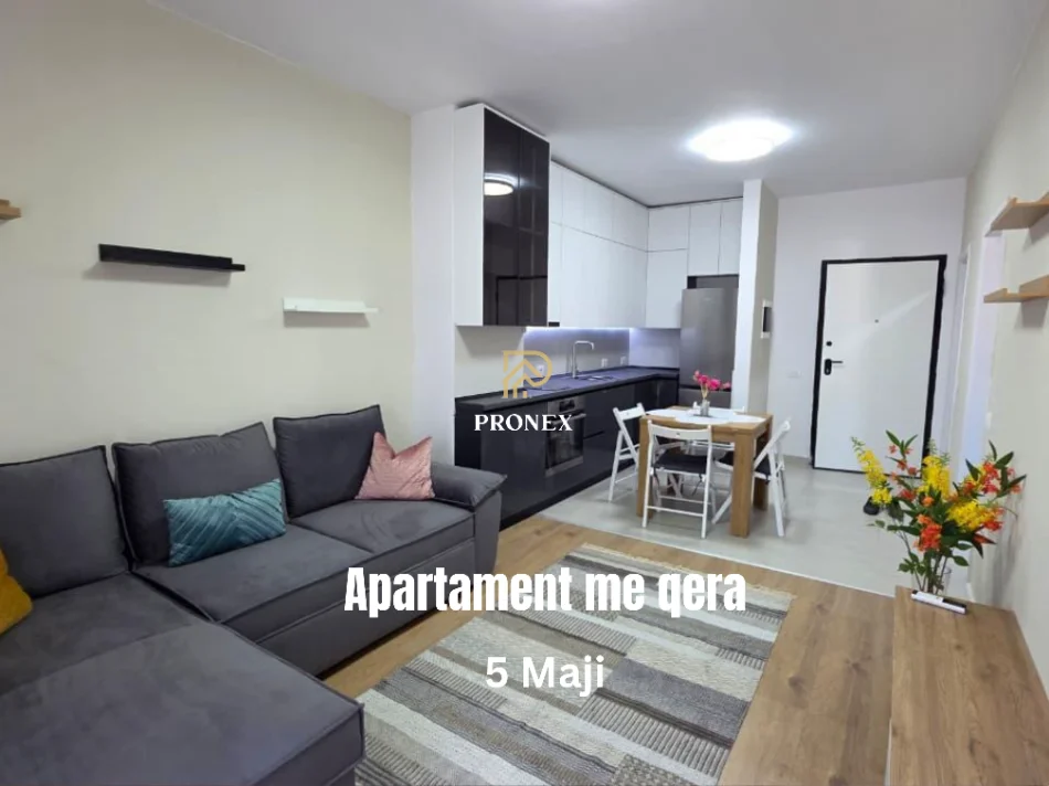 Tirane, jepet me qera apartament 1+1 Kati 8, 61 m² 550 € (5 Maji)