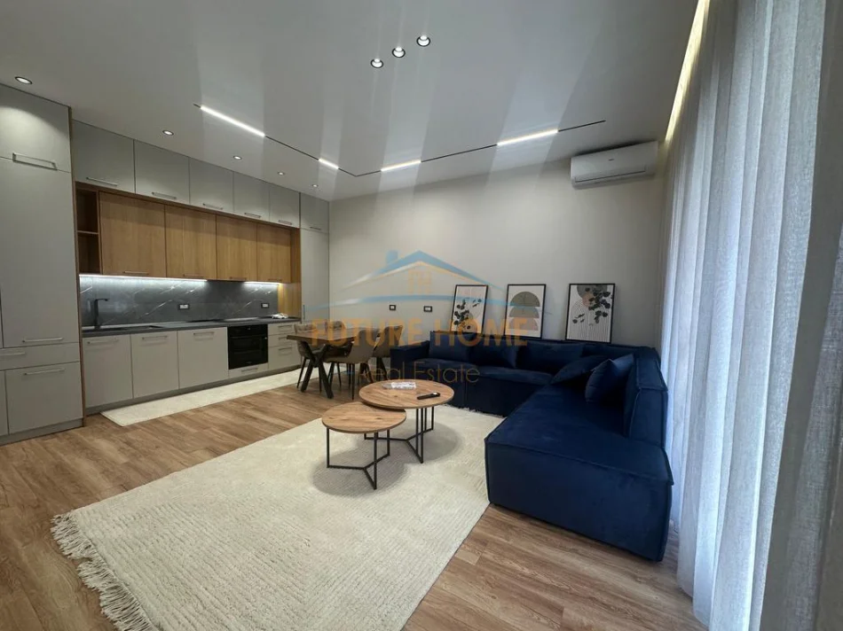 Tirane, jepet me qera apartament 1+1+PARKING, Kati 6, 75 m² 1.000 € (KOMPLEKSI DELIJORGJI)