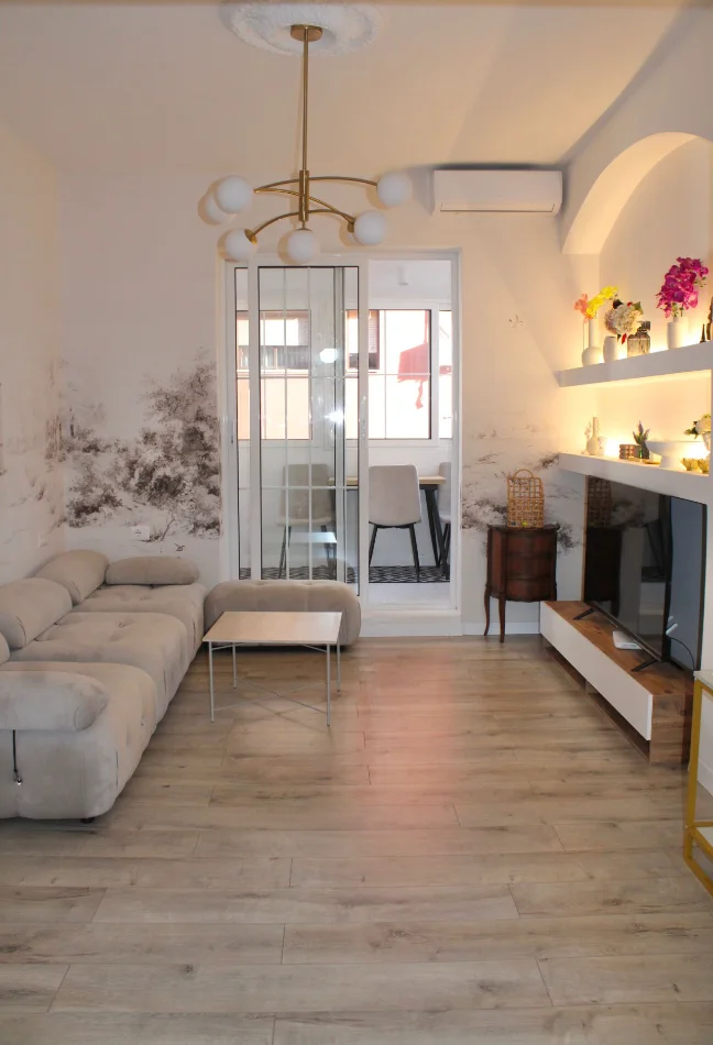 Tirane, jepet me qera apartament 2+1+Aneks+Ballkon Kati 3, 71 m² 1.100 €